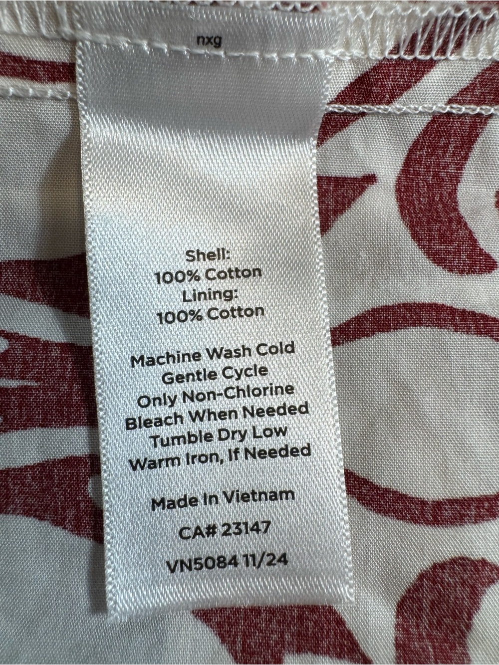 Talbots Modern Poplin Fit & Flare Maxi Dress Bohemian Medallion - Picture 8 of 8